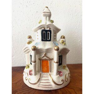 Antique Victorian Staffordshire Porcelain Pagoda House